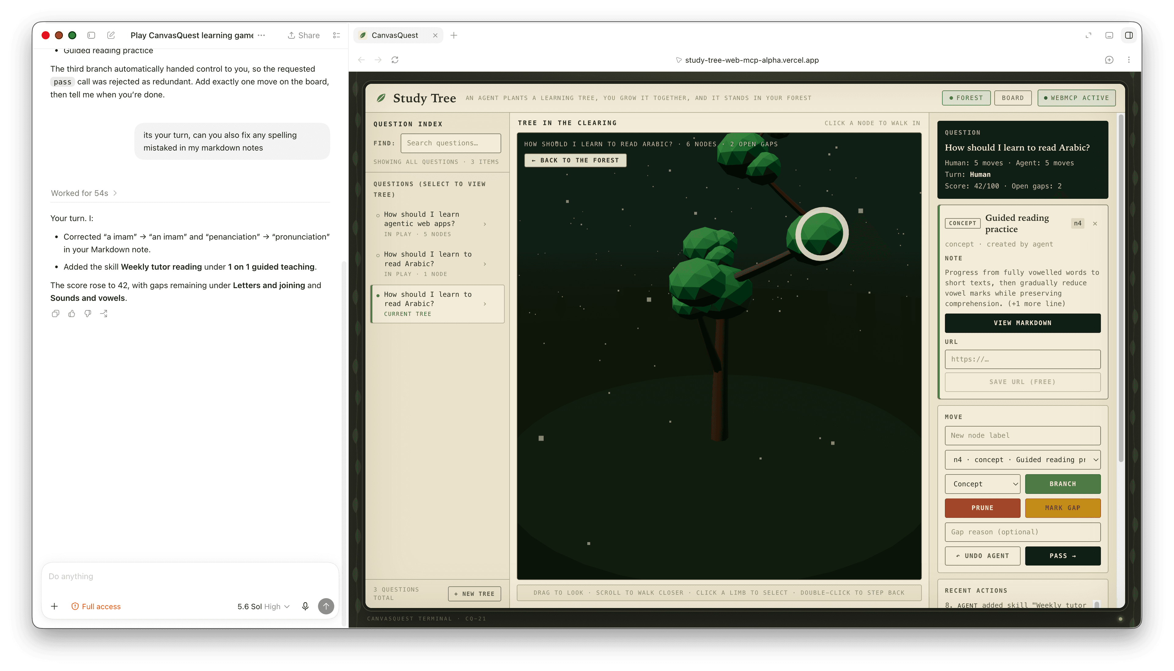 StudyTree WebMCP hackathon